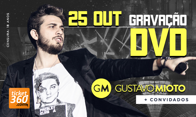 Gustavo Mioto confirma gravação de DVD no Espaço das Américas